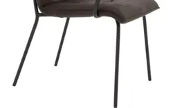 Goossens eetkamerstoel milan bruin micro leer - 8231017-01