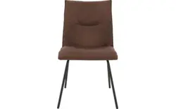Goossens eetkamerstoel milan bruin micro leer - 8231019-01
