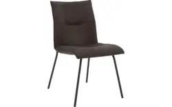 Goossens eetkamerstoel milan bruin micro leer - 8231021-01