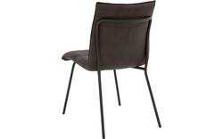 Goossens eetkamerstoel milan bruin micro leer - 8231021-01
