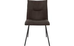Goossens eetkamerstoel milan bruin micro leer - 8231021-01