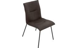 Goossens eetkamerstoel milan bruin micro leer - 8231021-01