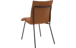Goossens eetkamerstoel milan bruin micro leer - 8231022-01