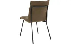 Goossens eetkamerstoel milan groen micro leer - 8231023-01