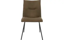 Goossens eetkamerstoel milan groen micro leer - 8231023-01