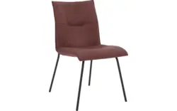 Goossens eetkamerstoel milan rood micro leer - 8231024-01