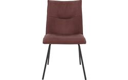Goossens eetkamerstoel milan rood micro leer - 8231024-01