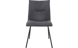 Goossens eetkamerstoel milan blauw micro leer - 8231025-01