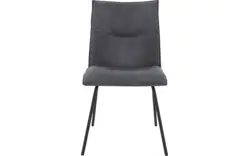Goossens eetkamerstoel milan blauw micro leer - 8231025-01