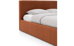 Goossens bedframe carte oranje stof - 8231026-goossens-carte-bedframe-microvezel-08