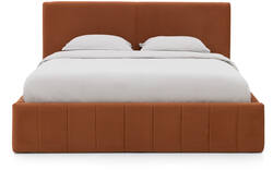 Goossens bedframe carte oranje stof - 8231026-goossens-carte-bedframe-microvezel-08