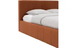Goossens bedframe carte oranje stof - 8231026-goossens-carte-bedframe-microvezel-08