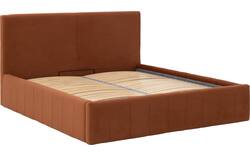 Goossens bedframe carte oranje stof - 8231026-goossens-carte-bedframe-microvezel-08
