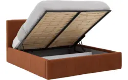 Goossens bedframe carte oranje stof - 8231026-goossens-carte-bedframe-microvezel-08