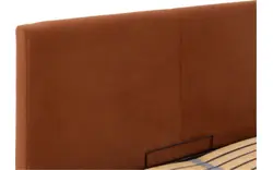 Goossens bedframe carte oranje stof - 8231026-goossens-carte-bedframe-microvezel-08