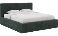 Goossens bedframe mysen storage groen stof - 8231027-08