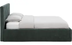 Goossens bedframe mysen storage groen stof - 8231027-08