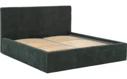 Goossens bedframe mysen storage groen stof - 8231027-08