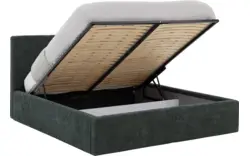 Goossens bedframe mysen storage groen stof - 8231027-08