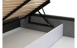 Goossens bedframe mysen storage groen stof - 8231027-08