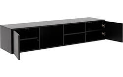 Goossens basic tv meubel madrid zwart melamine - 8231136-13