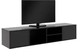 Goossens basic tv meubel madrid zwart melamine - 8231136-13