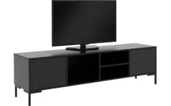 Goossens basic tv meubel madrid zwart melamine - 8231136-13