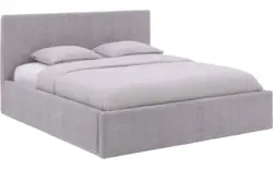Goossens bedframe mysen storage grijs stof - 8231156-02