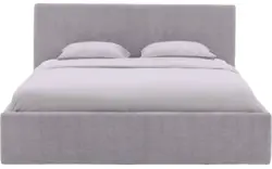 Goossens bedframe mysen storage grijs stof - 8231156-02