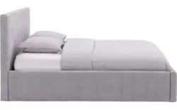 Goossens bedframe mysen storage grijs stof - 8231156-02