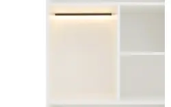 Goossens basic buffetkast madrid wit melamine - 8231200-03