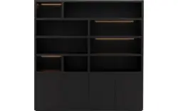 Goossens buffetkast barcelona zwart eiken - 8231282-03