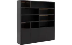 Goossens buffetkast barcelona zwart eiken - 8231282-03