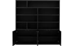 Goossens buffetkast barcelona zwart eiken - 8231282-03
