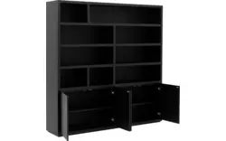 Goossens buffetkast barcelona zwart eiken - 8231282-03