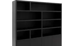 Goossens buffetkast barcelona zwart eiken - 8231282-03