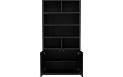 Goossens buffetkast barcelona zwart eiken - 8231284-04