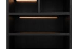 Goossens buffetkast barcelona zwart eiken - 8231284-04
