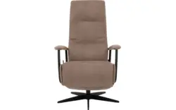 Goossens excellent relaxstoel riati bruin micro leer - 8231285-01