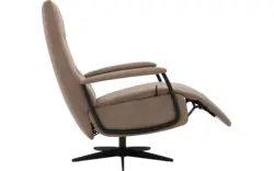Goossens excellent relaxstoel riati bruin micro leer - 8231285-01