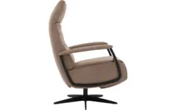 Goossens excellent relaxstoel riati bruin micro leer - 8231285-01