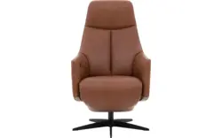 Goossens excellent relaxstoel lecce bruin leer - 8231287-01