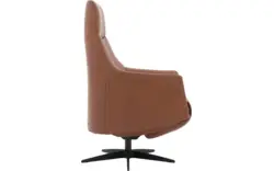 Goossens excellent relaxstoel lecce bruin leer - 8231287-01
