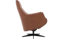 Goossens excellent relaxstoel lecce bruin leer - 8231287-01