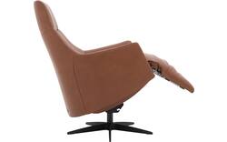 Goossens excellent relaxstoel lecce bruin leer - 8231287-01