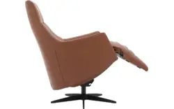 Goossens excellent relaxstoel lecce bruin leer - 8231287-01