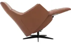 Goossens excellent relaxstoel lecce bruin leer - 8231287-01