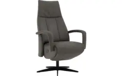 Goossens excellent relaxstoel loreto grijs micro leer - 8231288-01