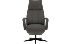 Goossens excellent relaxstoel loreto grijs micro leer - 8231288-02