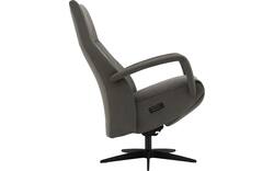 Goossens excellent relaxstoel loreto grijs micro leer - 8231288-01